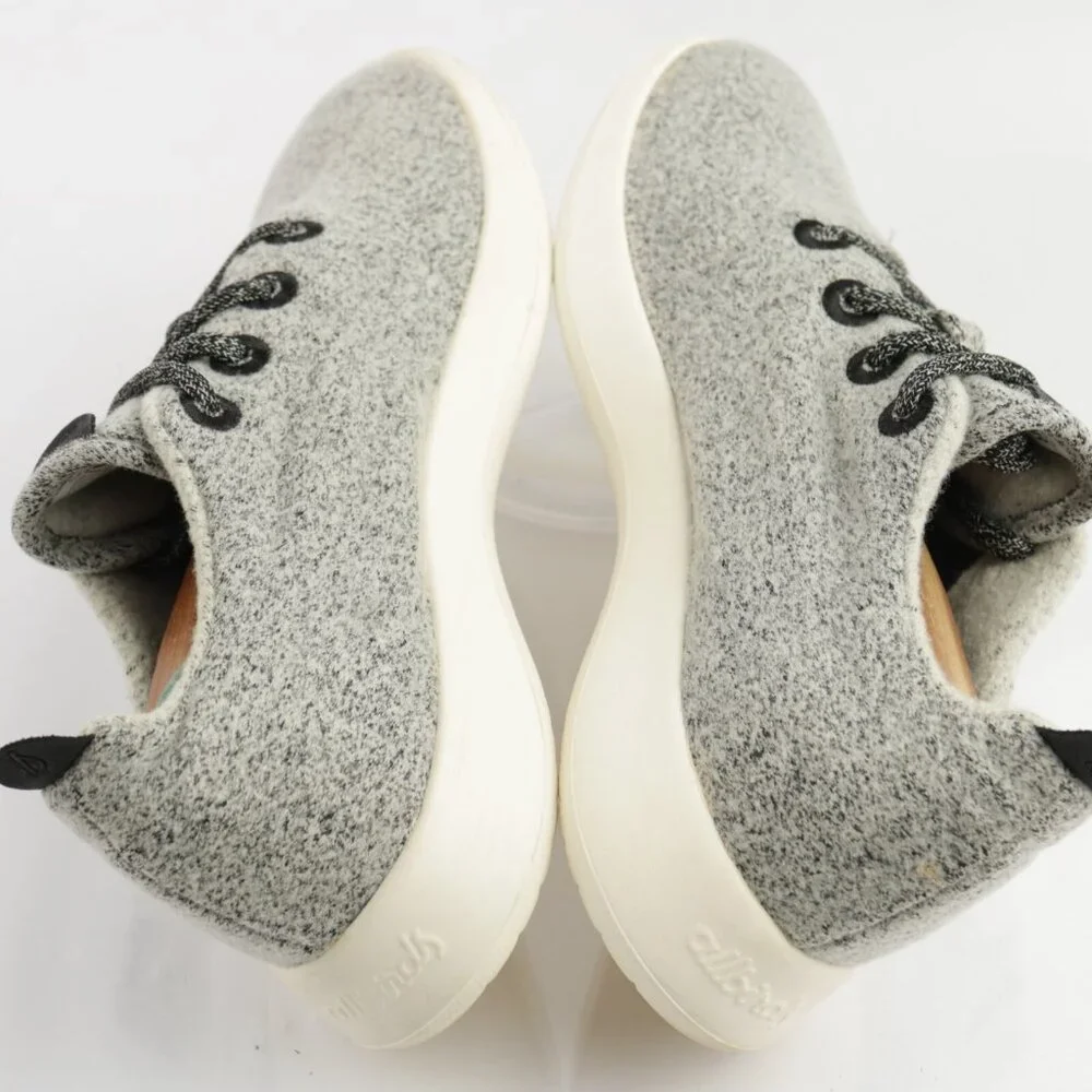 Allbirds Womens WR Wool Runner Shoes Size 9 Gray Merino Sneakers Trainer Low